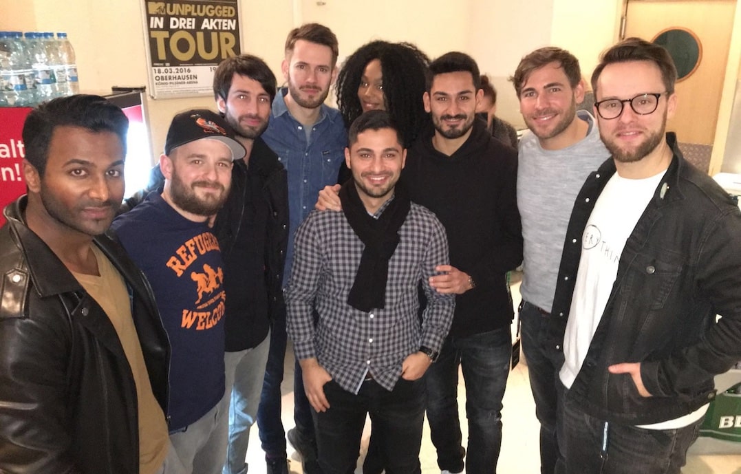 Oliver Henke mit der Band Revolverheld